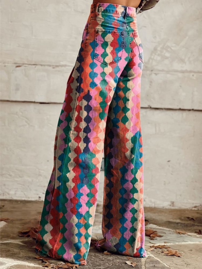 KIARA | BOHEMIAN WIDE-LEG TROUSER