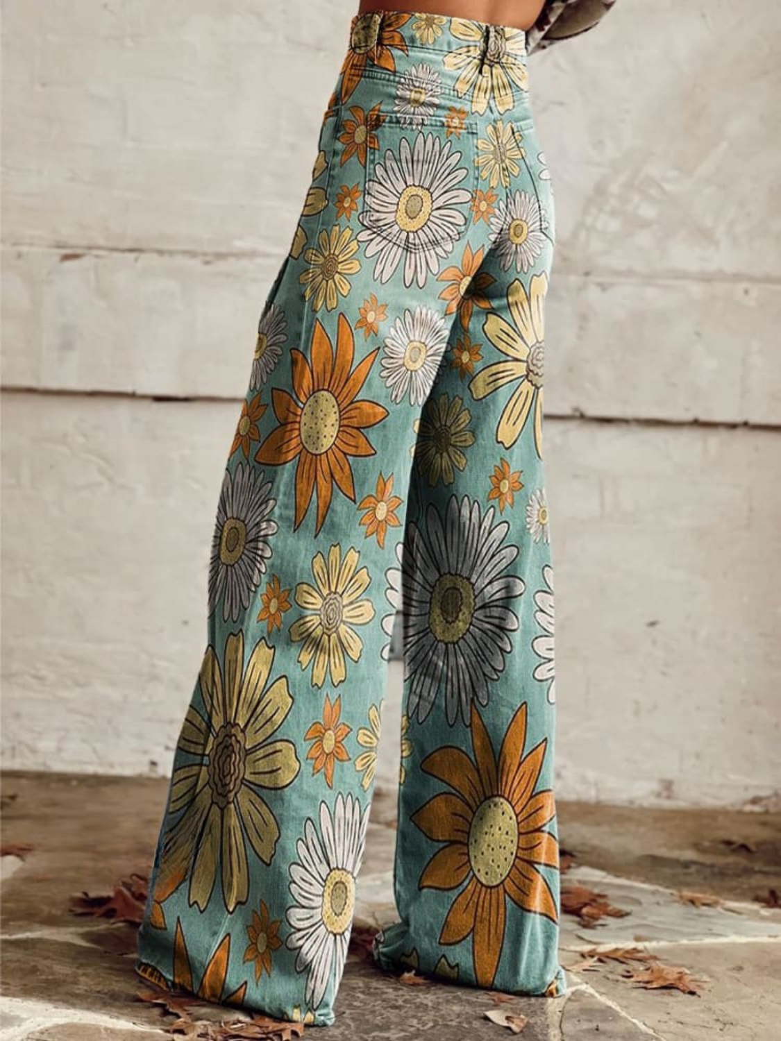 TANIA | FLORAL WIDE-LEG TROUSER